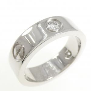 カルティエ ラブ ハーフダイヤ リング