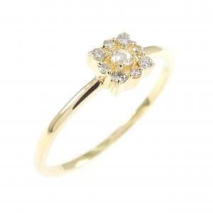 K18YG ダイヤモンド リング 0.09CT