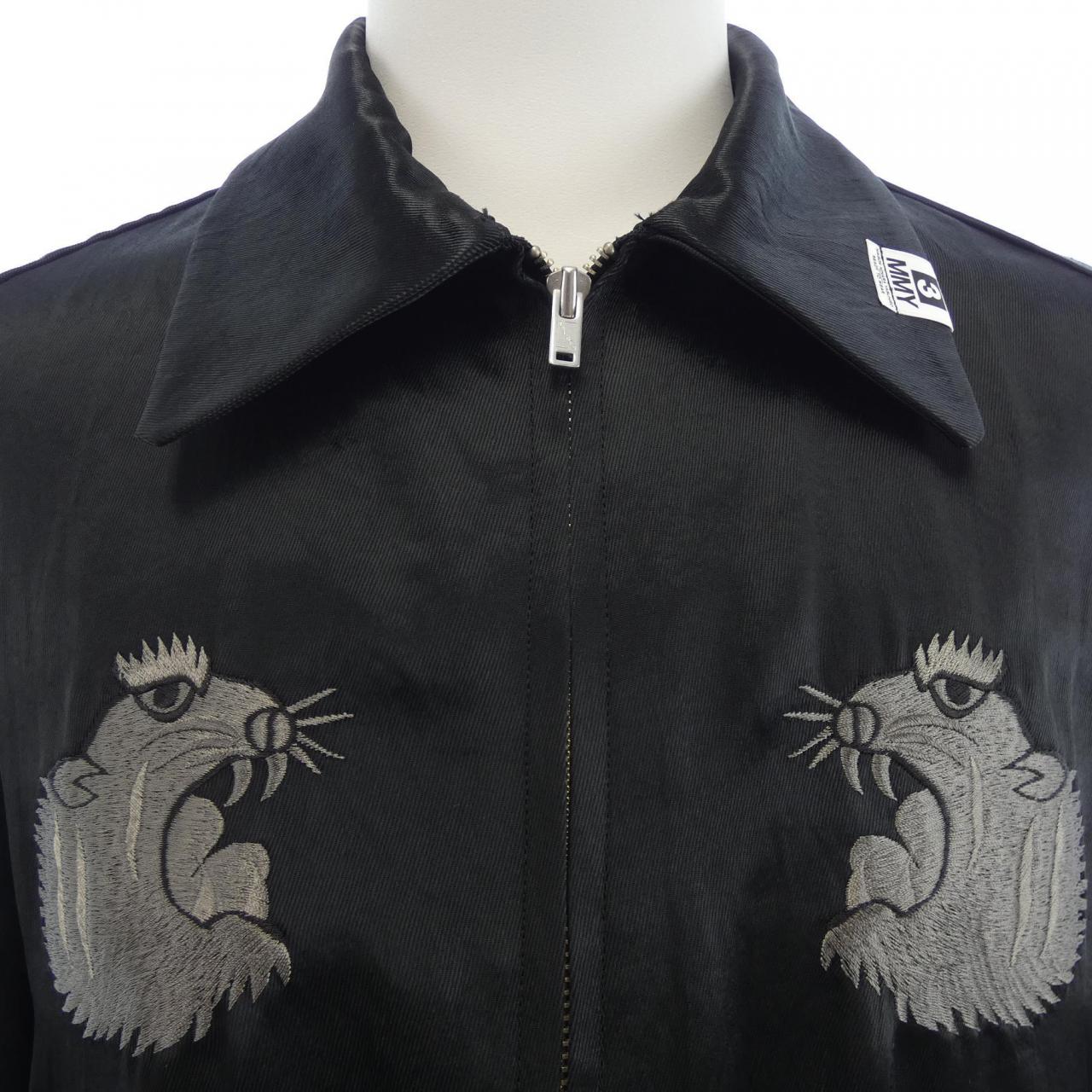 メゾンミハラヤスヒロ MAISON MIHARA YASUHI J14BL144 COLLARED SOUVENI スカジャン