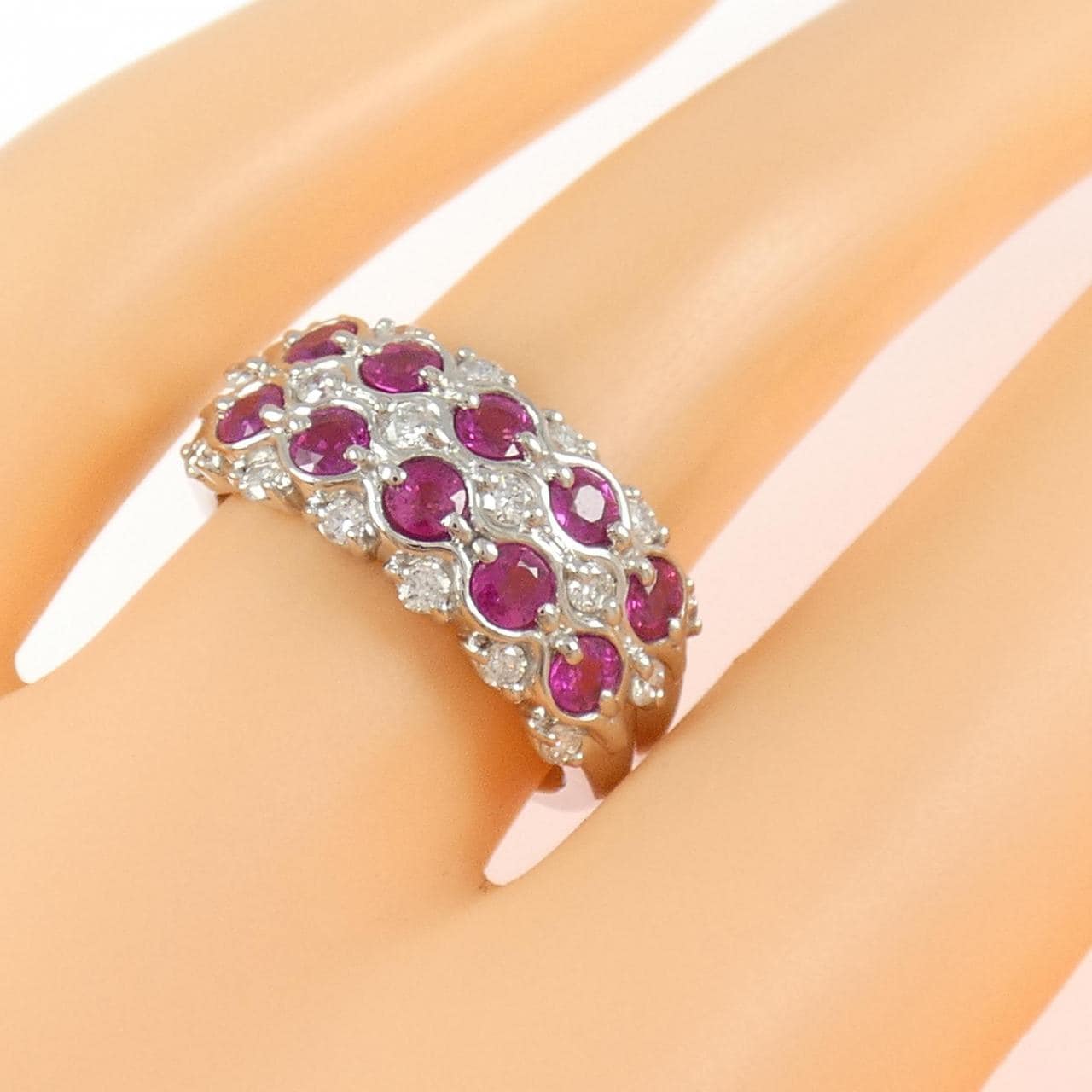 PT900 ルビー リング 1.13CT