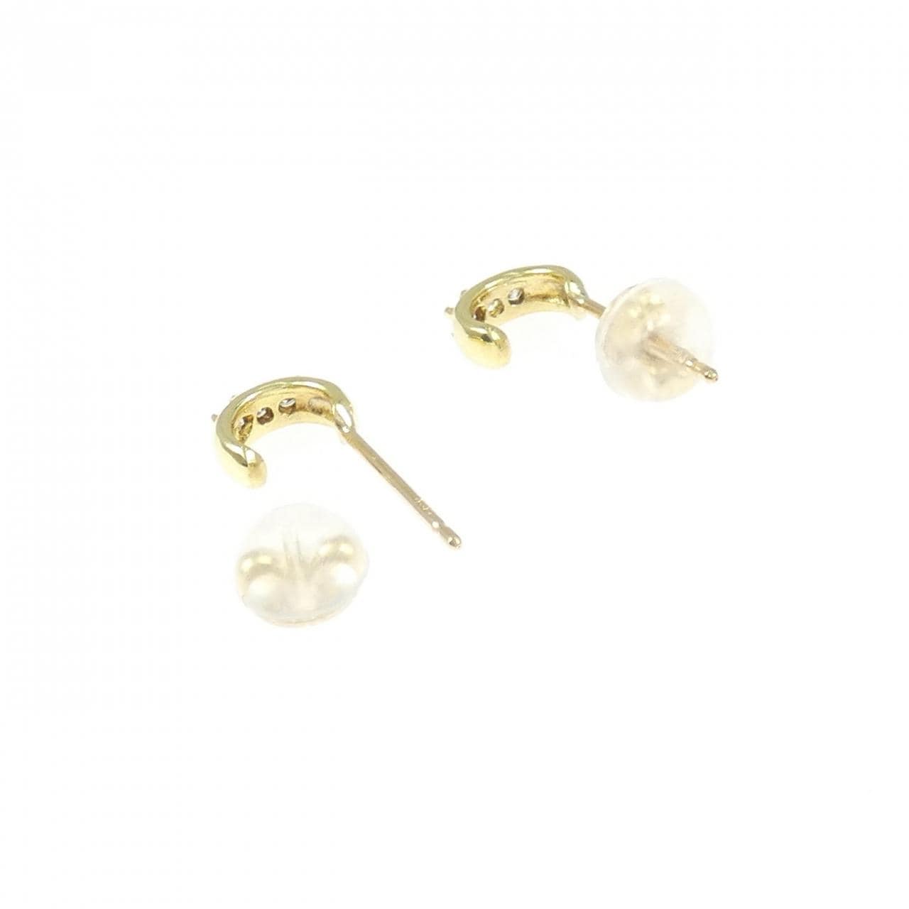 K18YG ダイヤモンド ピアス 0.06CT