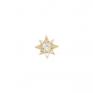 K18YG ダイヤモンド ピアス 0.03CT 片耳