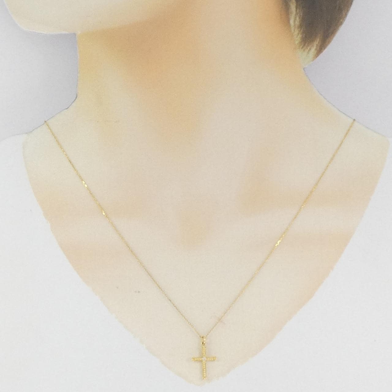 AHKAH Cleo Cross Necklace