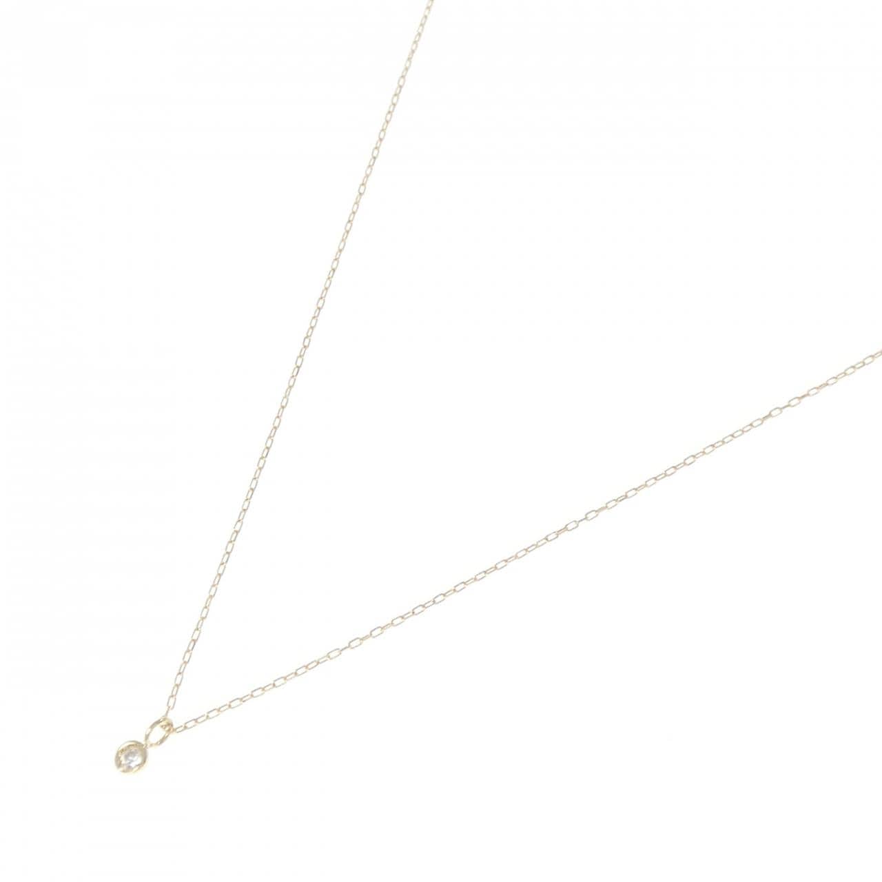K18YG ダイヤモンド ネックレス 0.02CT