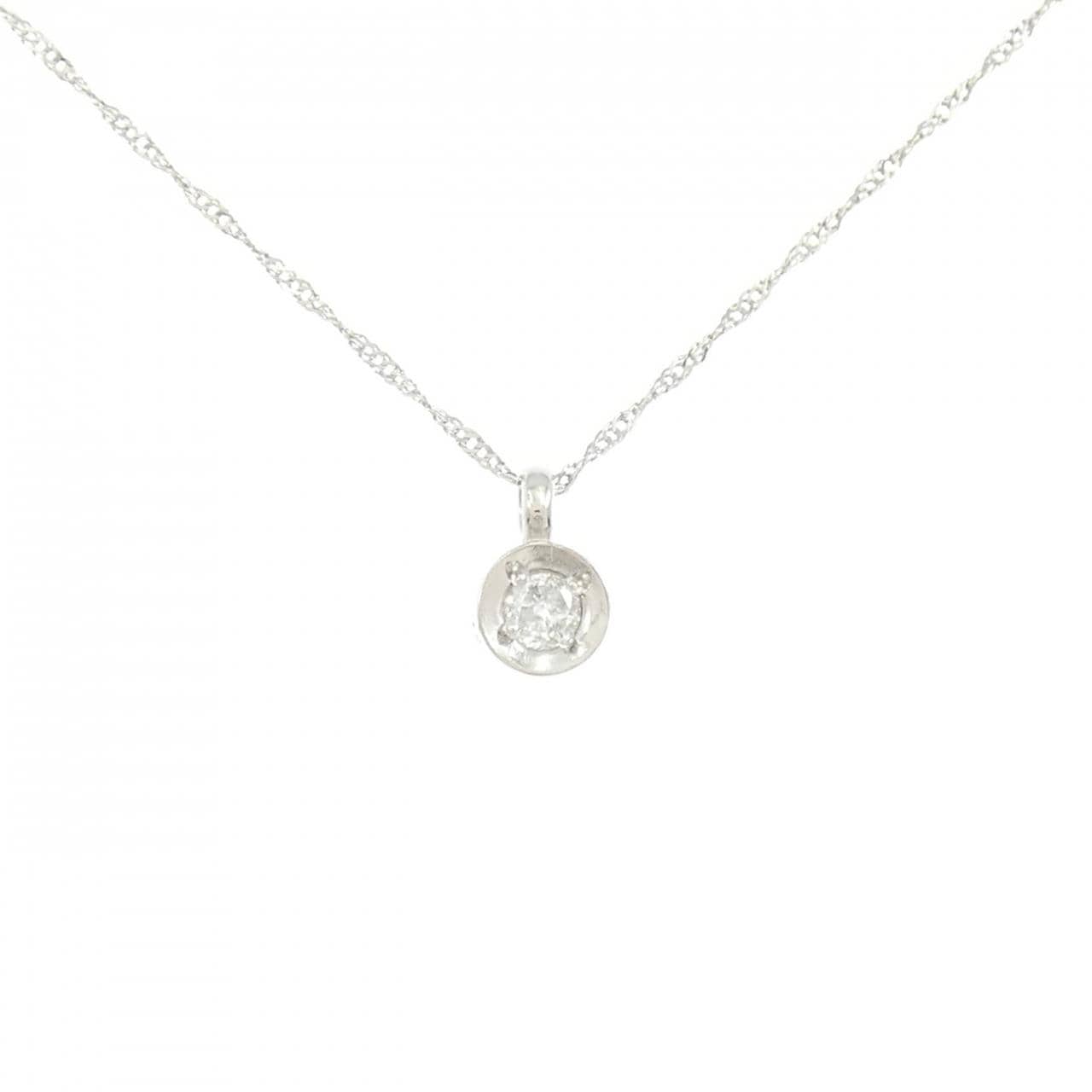 PT900/PT850 ダイヤモンド ネックレス 0.10CT
