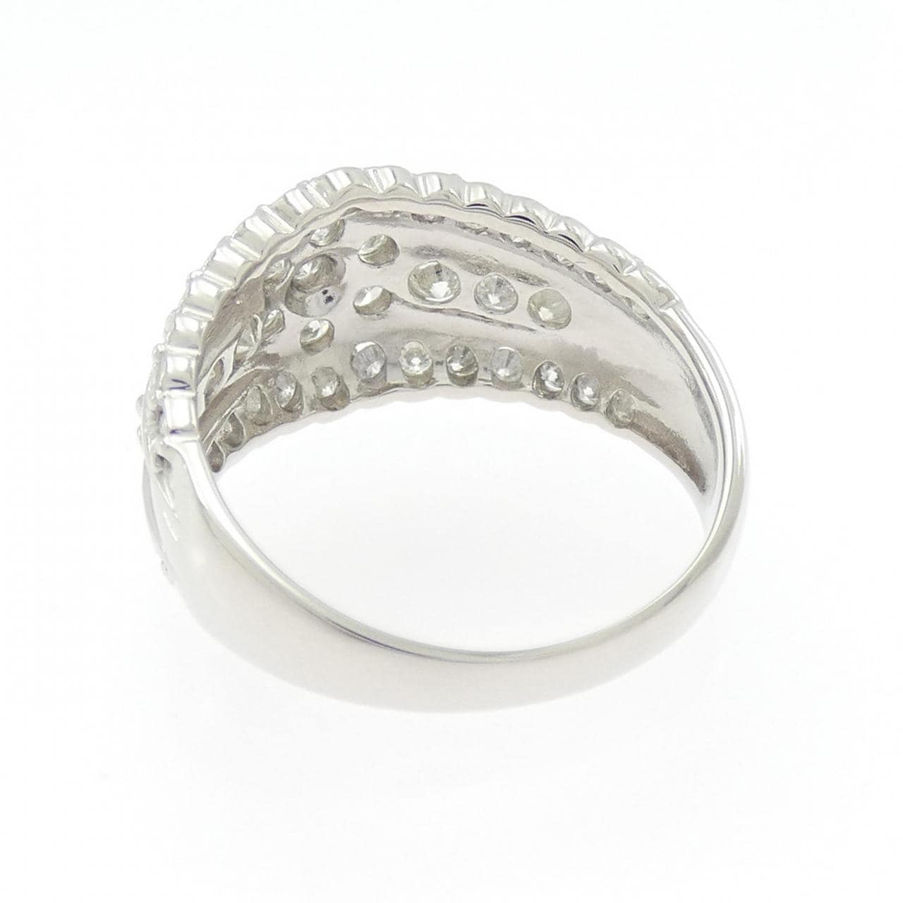 PT900 フラワー ダイヤモンド リング 1.0CT