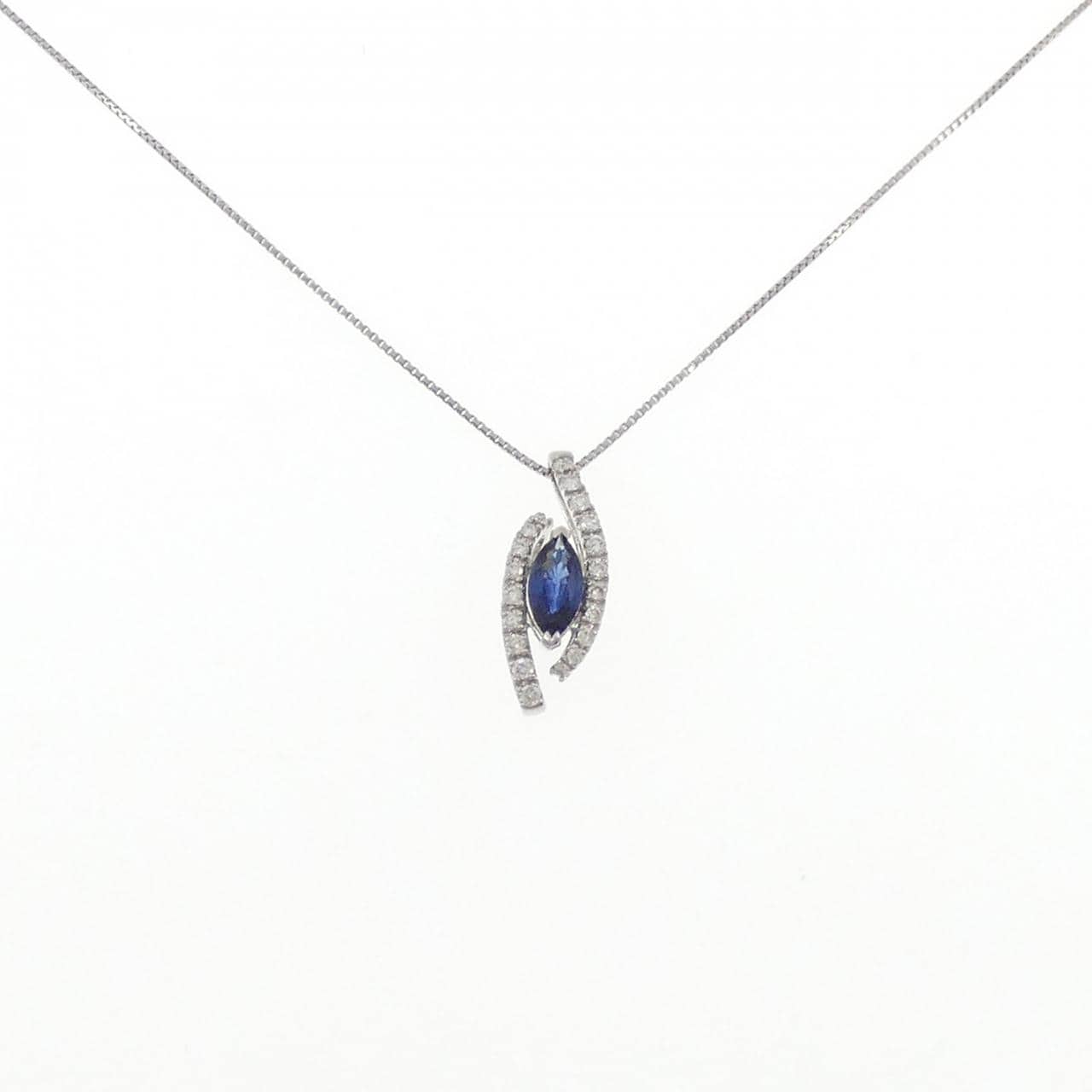 PT900/PT850 サファイヤ ネックレス 0.95CT