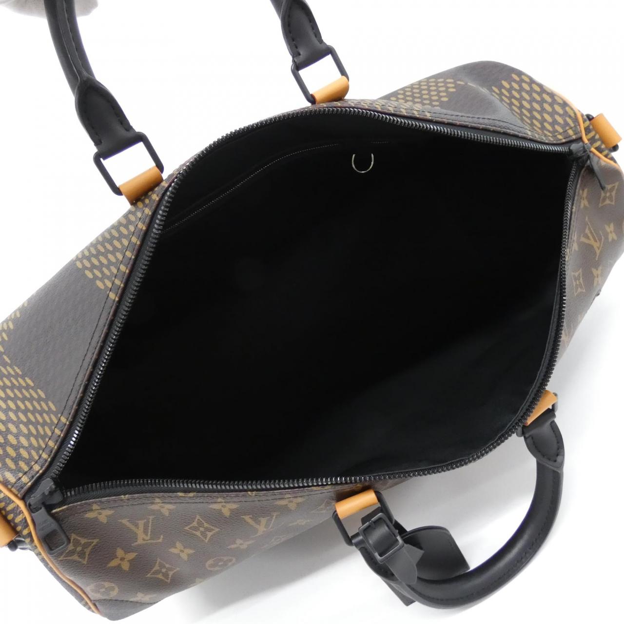 ルイヴィトン ダミエ ジャイアント(LVスクエアード) キーポル バンドリエール 50cm N40360 ボストンバッグ