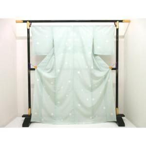 【新品】単衣　駒絽小紋