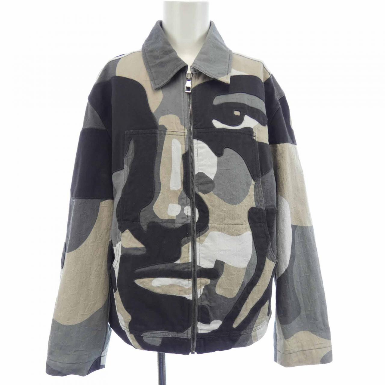 ルイヴィトン LOUIS VUITTON メイド トゥ オーダーパッチワークポートレートデニムジャケット HPA87WCKL ブルゾン