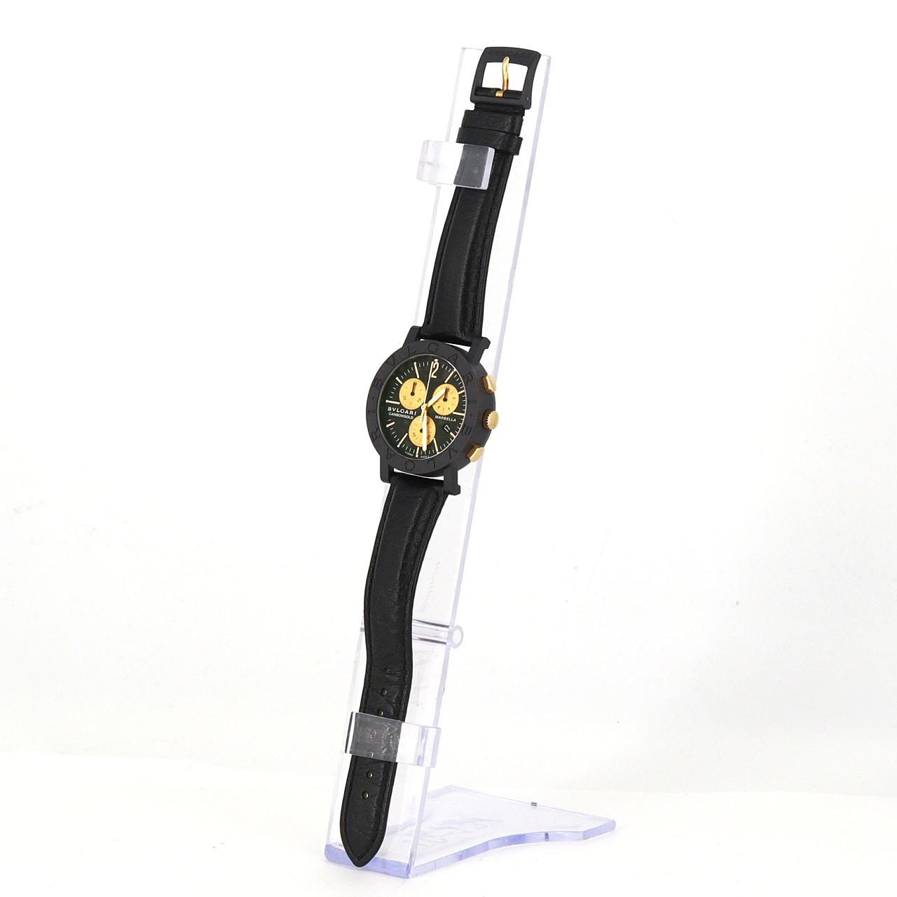 【ノーメンテナンス還元価格】ブルガリ カーボンゴールド MARBELLA" LTD" BB38CLCH その他 クォーツ
