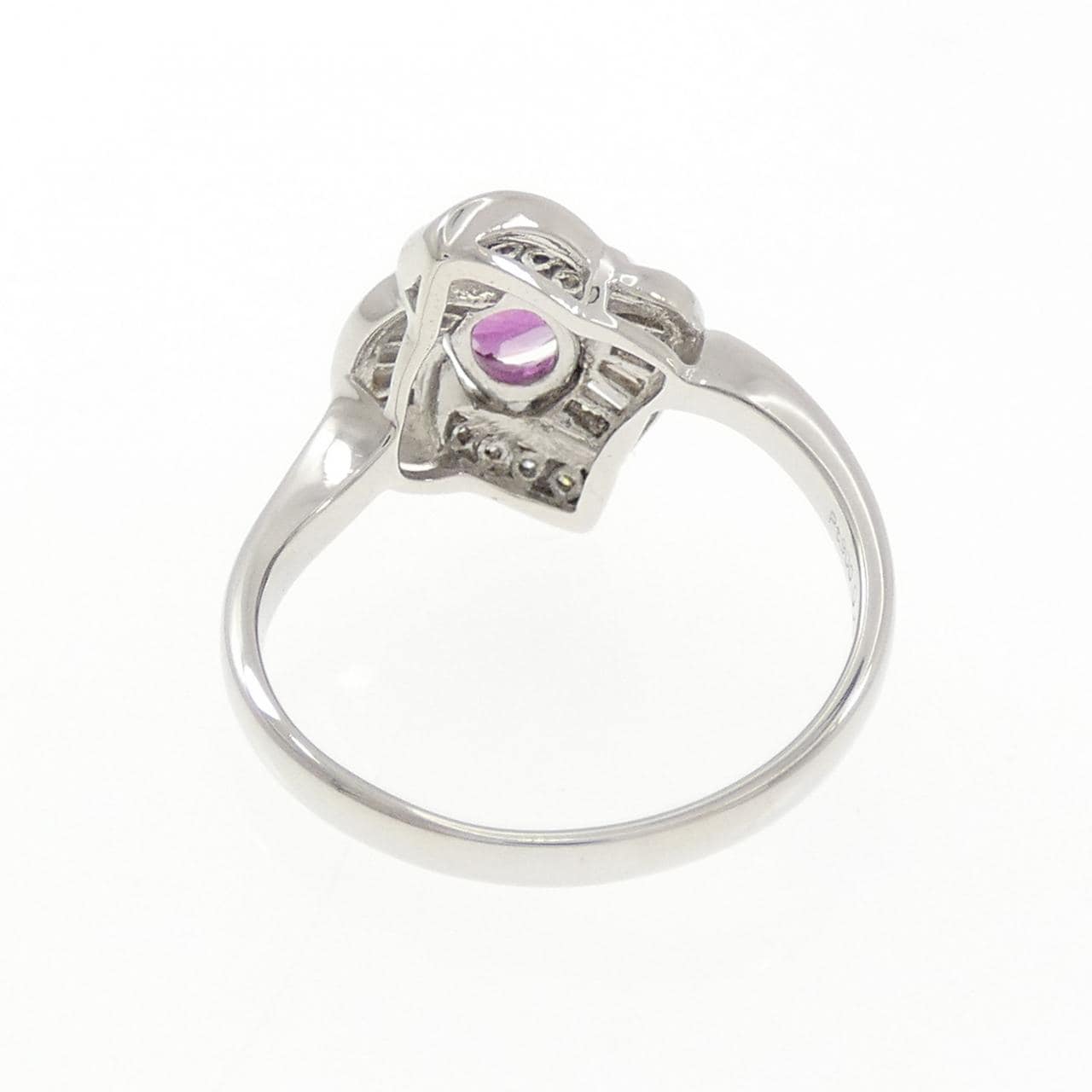 PT900 ルビー リング 0.48CT