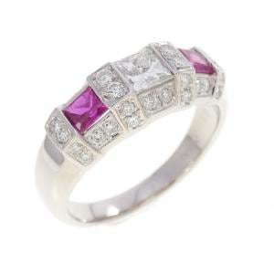 PT900 ルビー リング 0.41CT