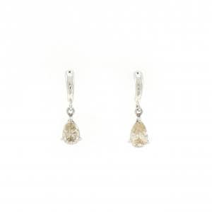 PT900 ダイヤモンド ピアス 0.62CT