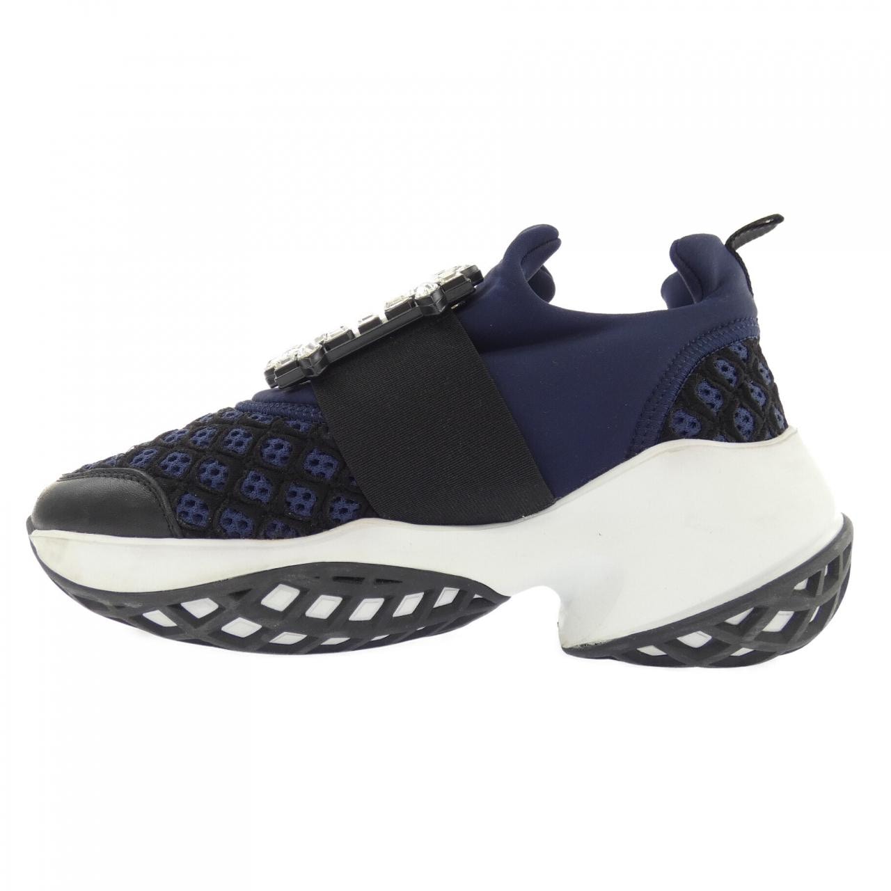 ロジェヴィヴィエ ROGER VIVIER ヴィヴ ラン　ストラスバックル スニーカー