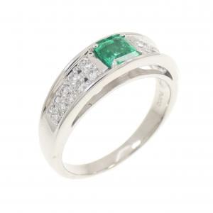 PT900 エメラルド リング 0.44CT