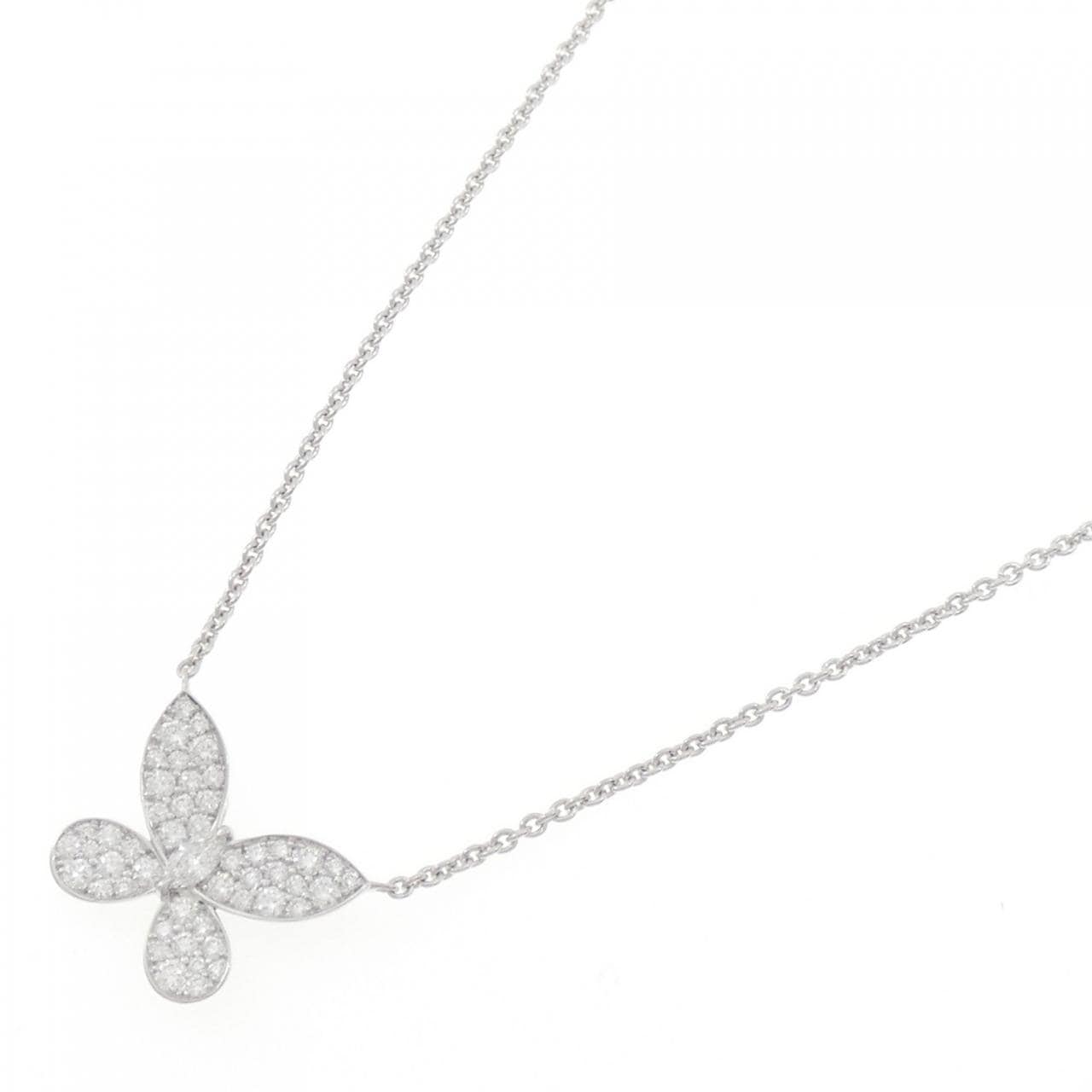 グラフ パヴェ バタフライ ミニ ネックレス