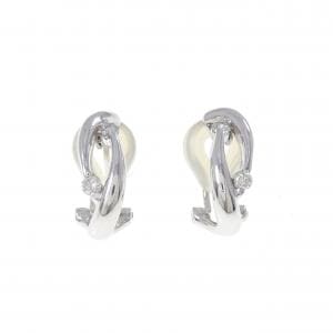 PT900/K18WG ダイヤモンド ピアス/イヤリング 0.20CT