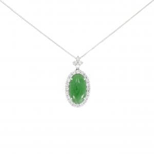PT900/PT850 ヒスイ ネックレス 2.51CT