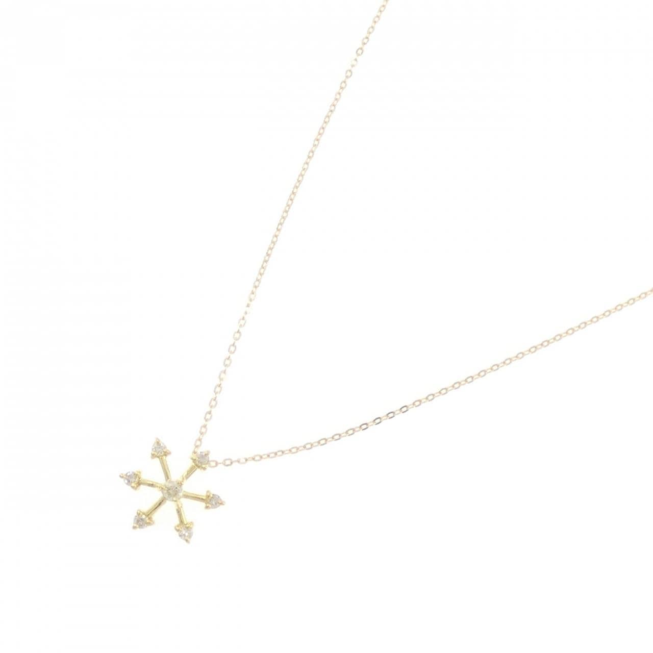 K18YG ダイヤモンド ネックレス