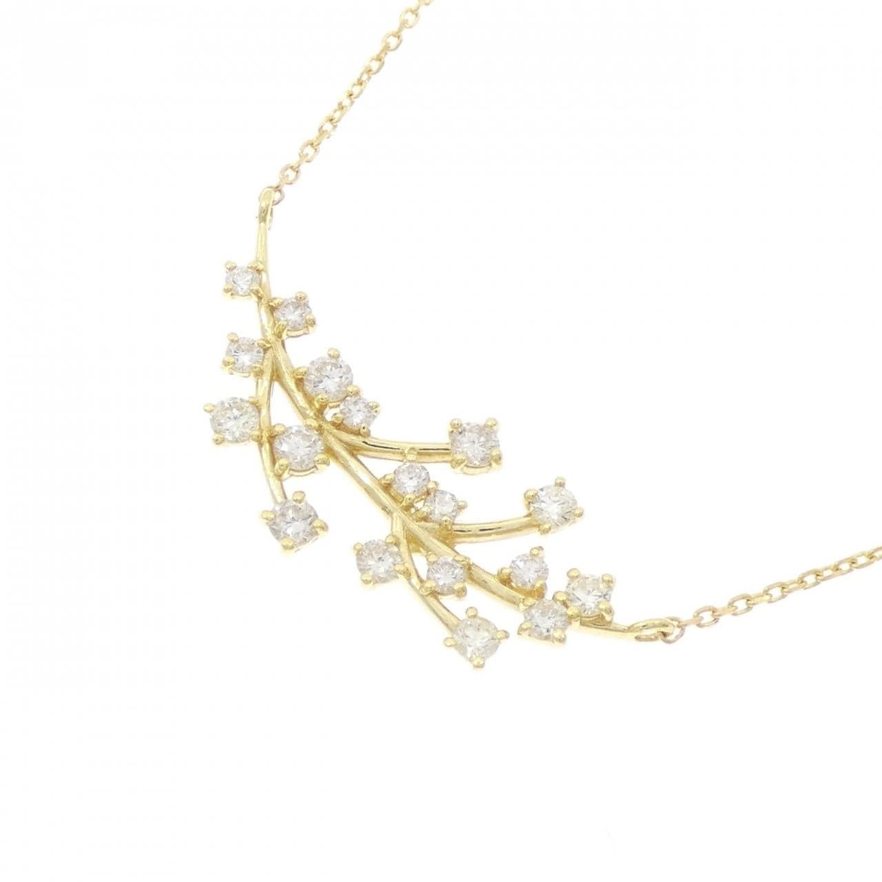 K18YG ダイヤモンド ネックレス 0.30CT
