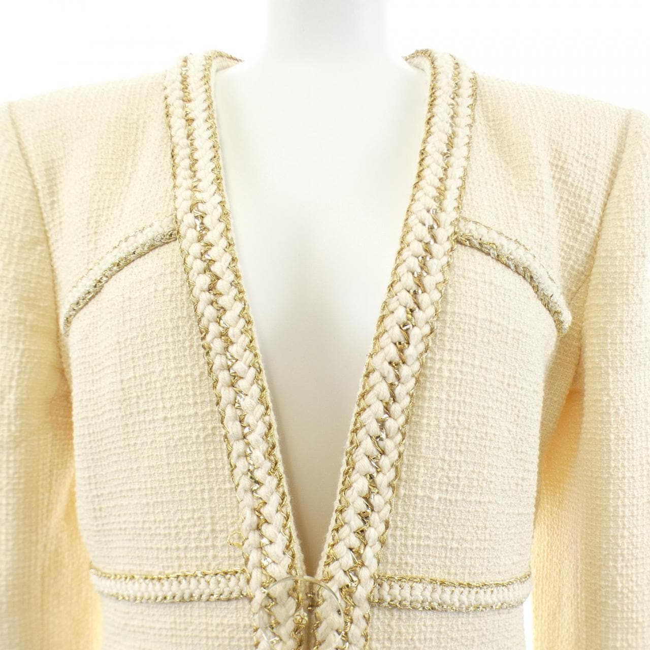 シャネル CHANEL P56911V30555 17A ノーカラージャケット