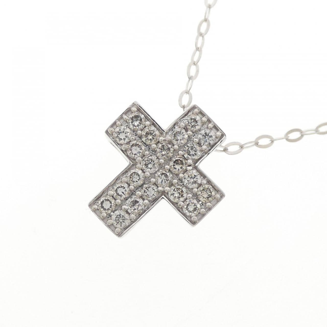 ジーエスティービー ダイヤモンド ネックレス 0.20CT