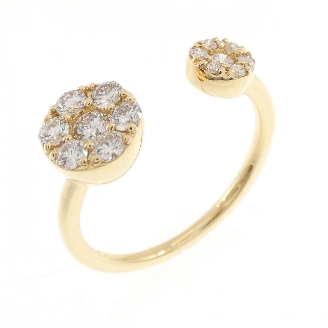 K18YG ダイヤモンド リング 0.45CT