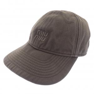 ミュウミュウ MIU MIU ドリルベースボール MIU MIUロゴ 5HC370 2CR2 CAP