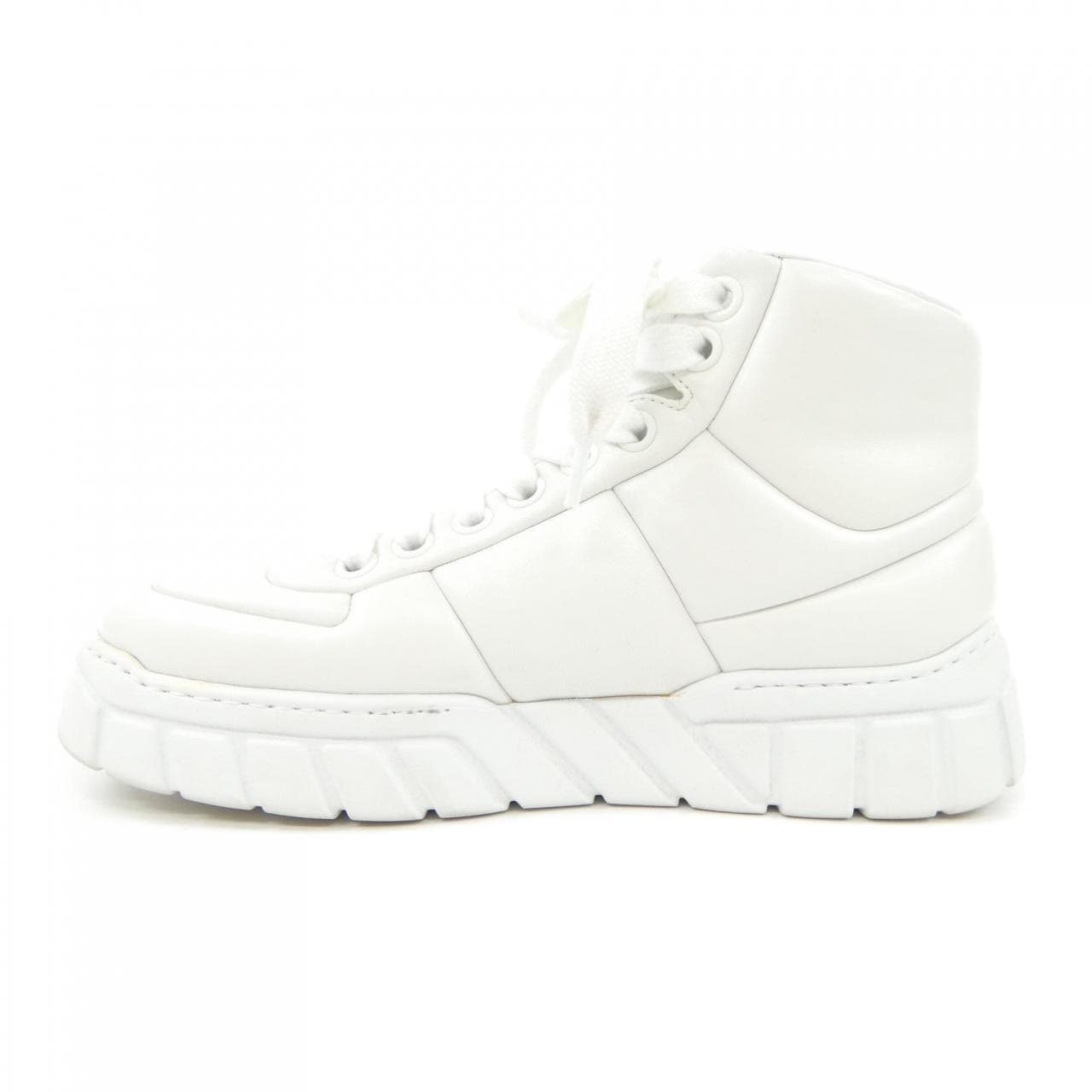 プラダ PRADA パデッドナッパレザー ハイトップ 2TE193 トライアングルロゴ スニーカー