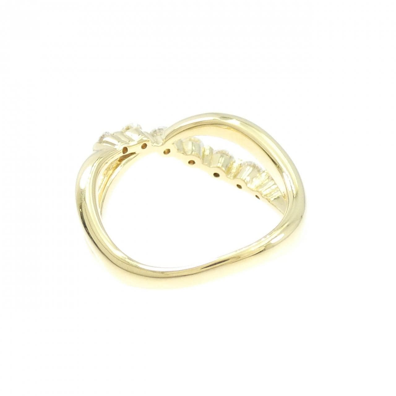 K18YG ダイヤモンド リング 0.27CT