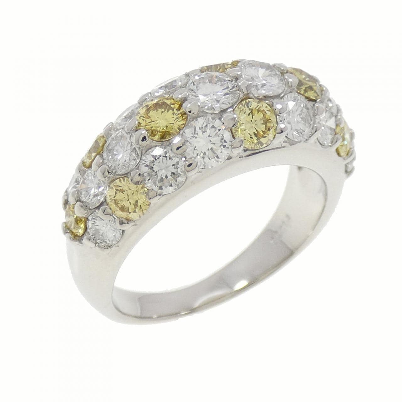 PT パヴェ ダイヤモンド リング 2.34CT