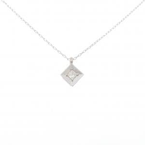 K18WG ダイヤモンド ネックレス 0.15CT