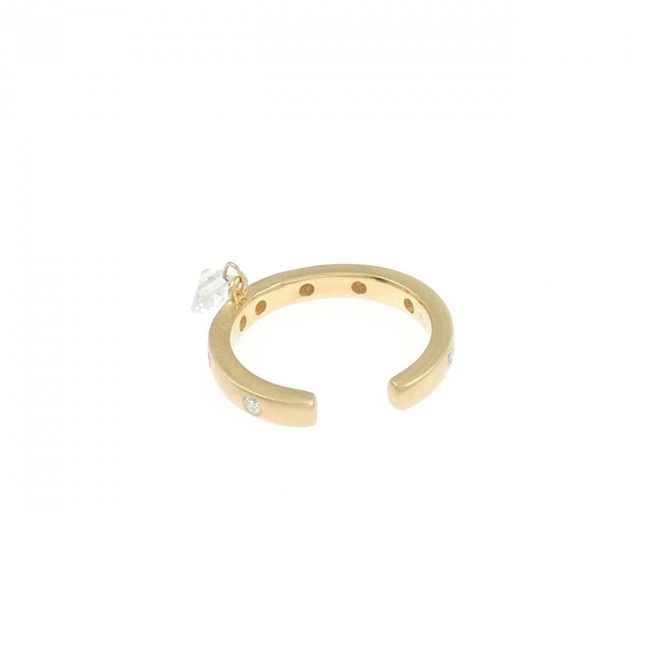 【新品】K18YG ダイヤモンド イヤーカフ 0.19CT 片耳