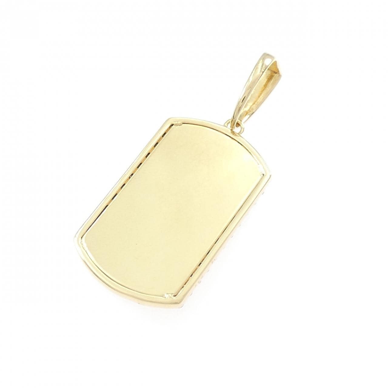 【新品】K18YG/K18BG ダイヤモンド ペンダント 0.45CT