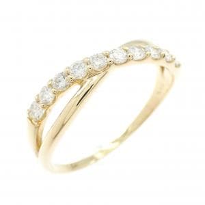 【リメイク】K18YG ダイヤモンド リング 0.30CT