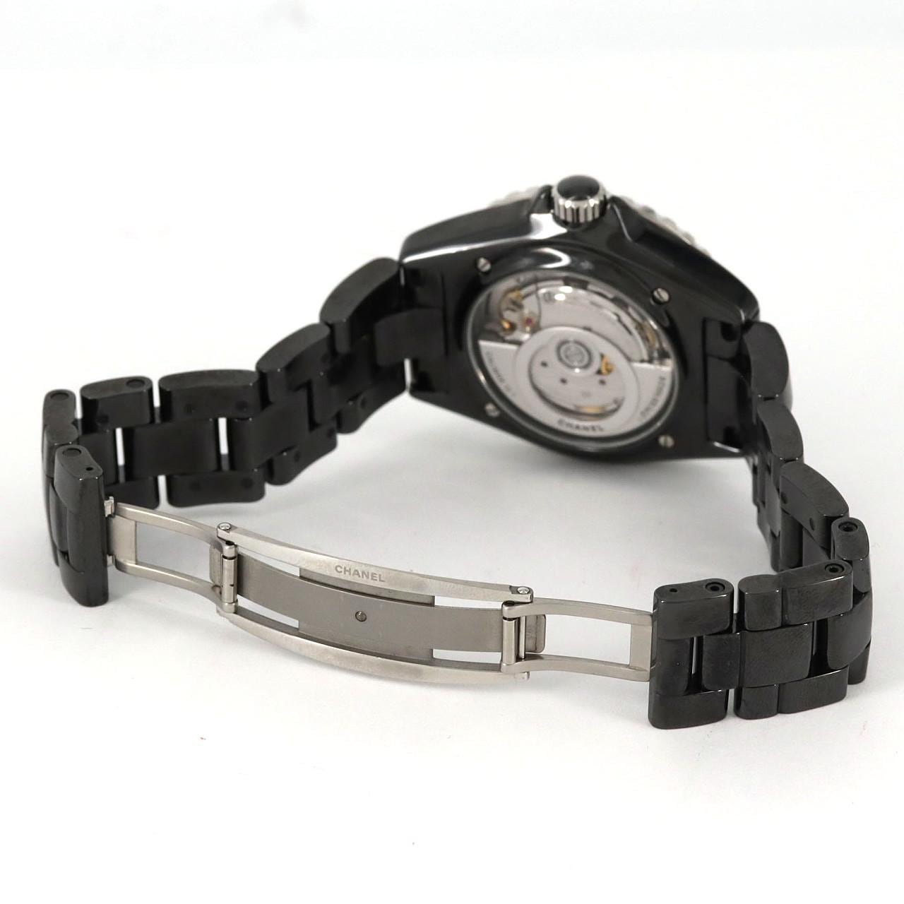 シャネル J12ファントムキャリバー12.1 38mmセラミック H6185 セラミック 自動巻