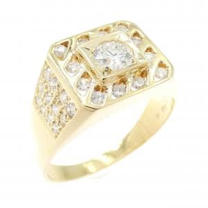 750YG ダイヤモンド リング 0.95CT