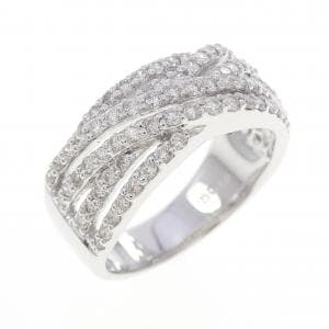 K18WG ダイヤモンド リング 0.88CT