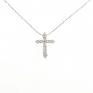 PT900/PT850 クロス ダイヤモンド ネックレス 0.50CT