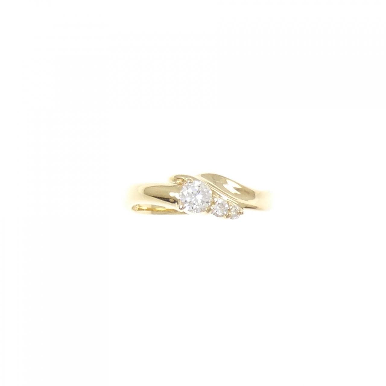 K18YG ダイヤモンド リング 0.20CT