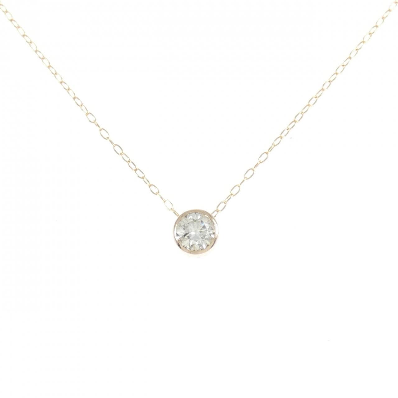 K18PG ダイヤモンド ネックレス 0.20CT