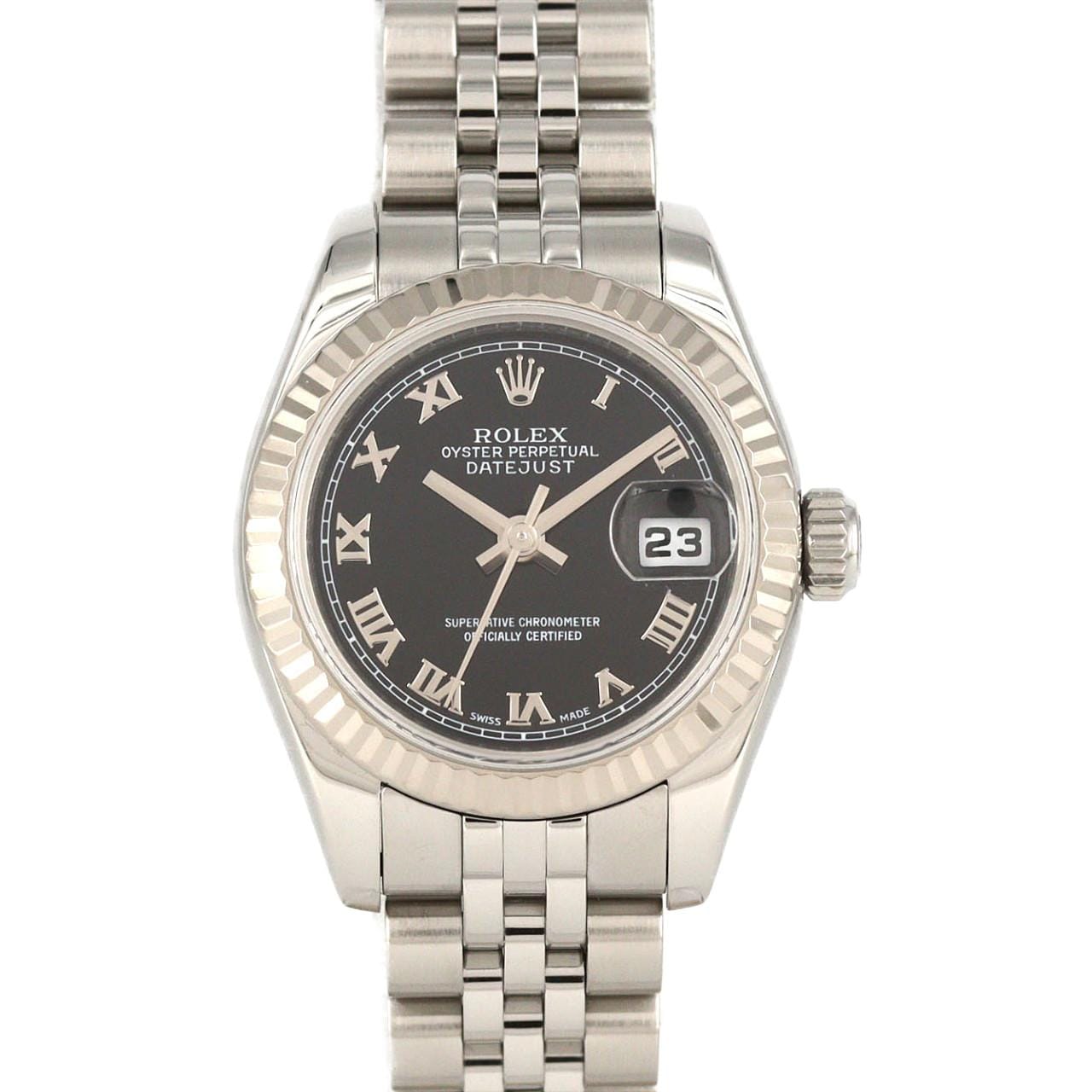 ロレックス デイトジャスト 179174 SSxWG 自動巻 V番