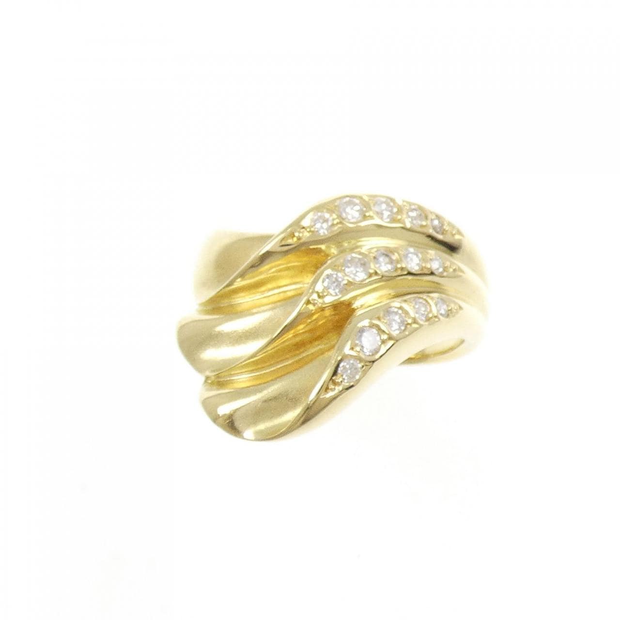 K18YG ダイヤモンド リング 0.29CT