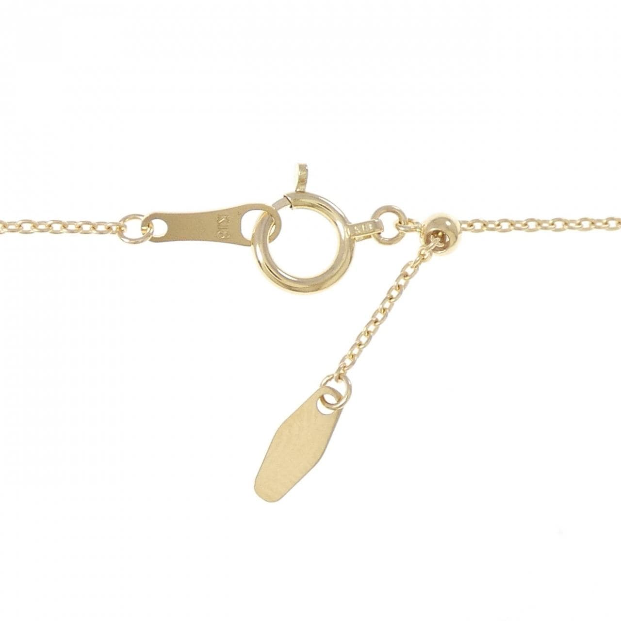 【リメイク】K18YG ソリティア ダイヤモンド ネックレス 1.035CT H I1 VG