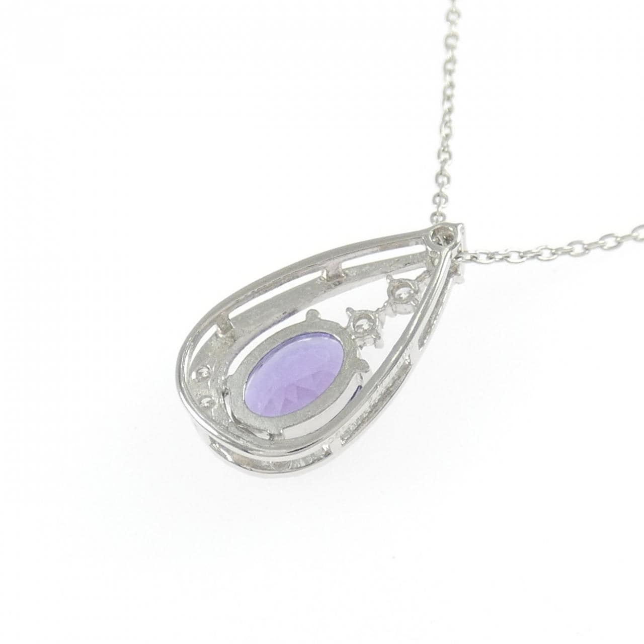 PT900/PT850 タンザナイト ネックレス 0.84CT