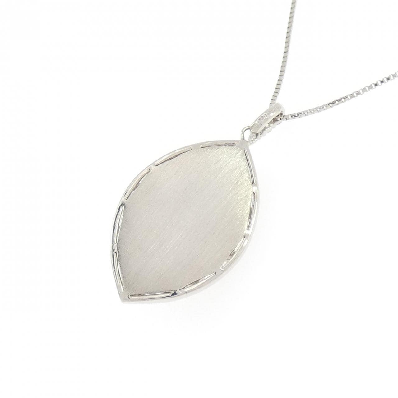 【新品】PT900/PT850 フラワー ダイヤモンド ネックレス 0.22CT