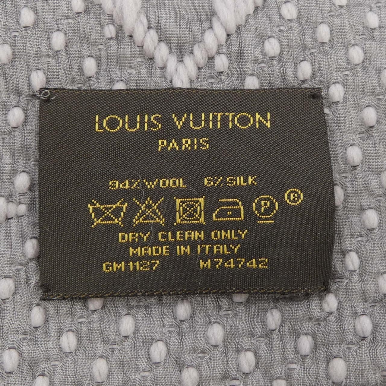 ルイヴィトン LOUIS VUITTON ロゴマニア M74742 MUFFLER