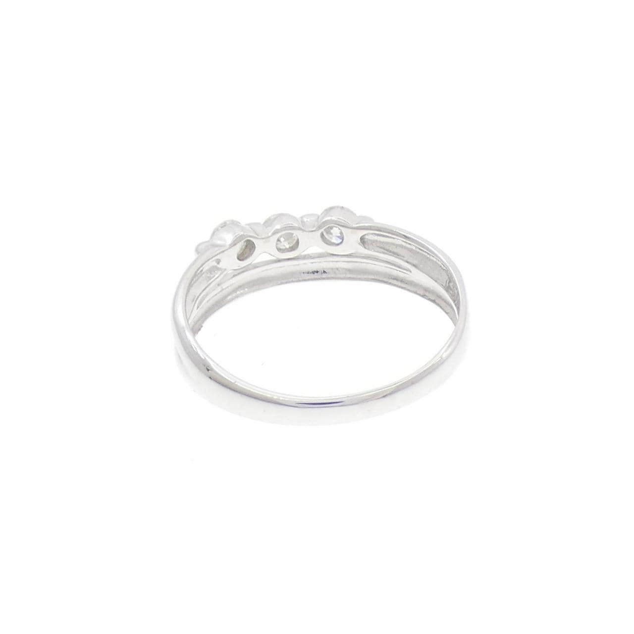 K14WG ダイヤモンド ピンキーリング 0.17CT