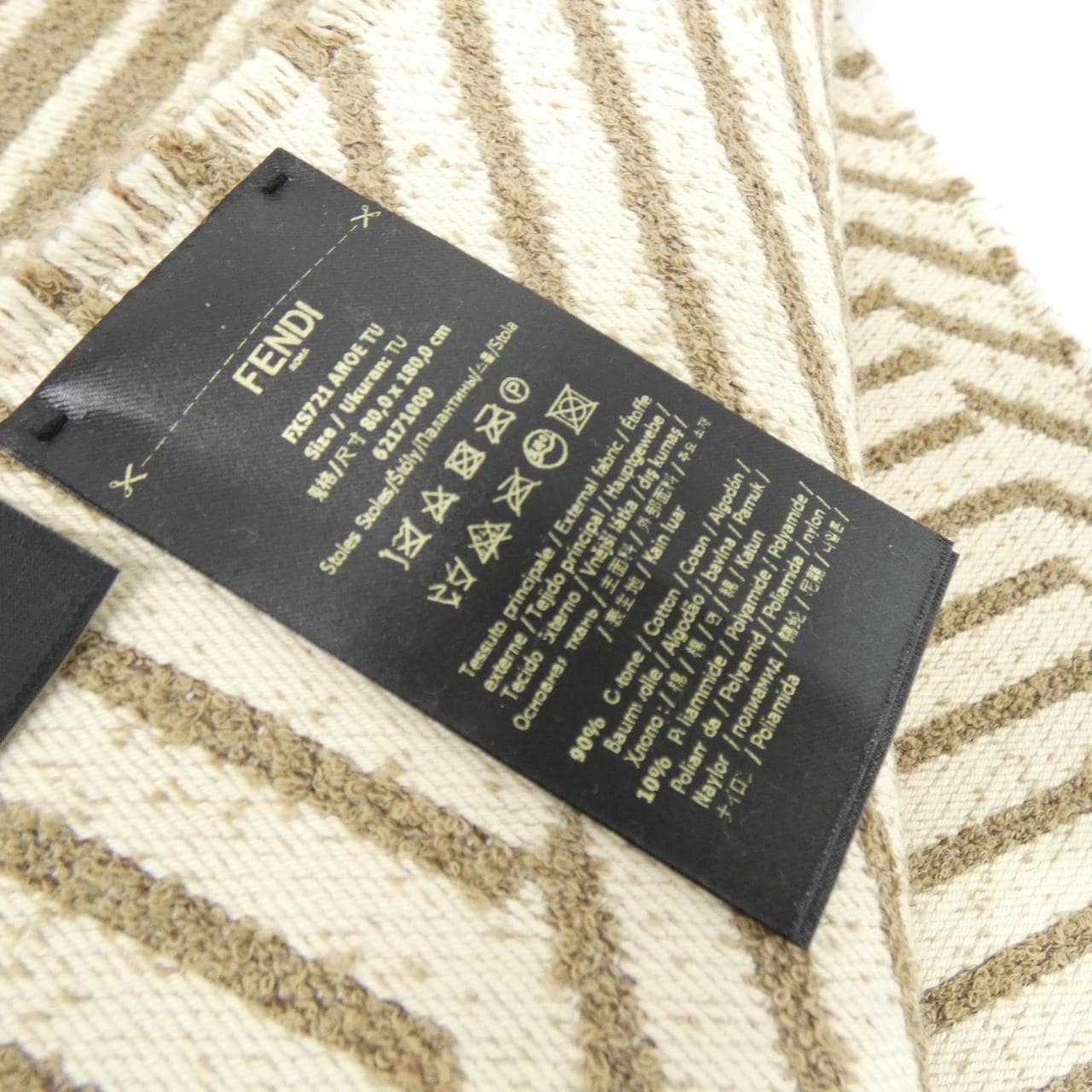 【未使用品】フェンディ FXS721 ANOE ビーチタオル